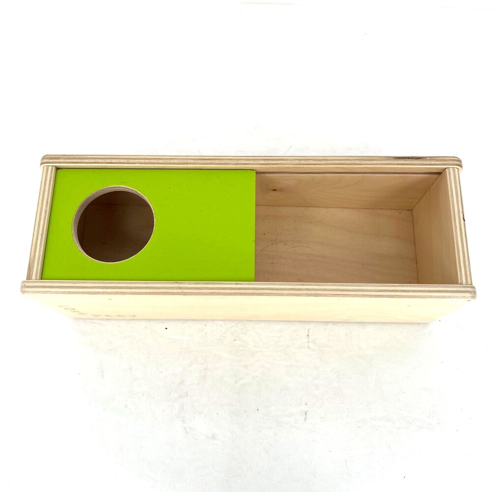 Lovevery The Thinker Ball Drop Box Sliding Top Toy Wooden No Balls - Picture 4 of 5
